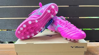 Mizuno Morelia Neo 3 Pro AG Pink [upl. by Furlani]