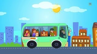 Wheels on the Bus Rhyme For Kids [upl. by Ah]