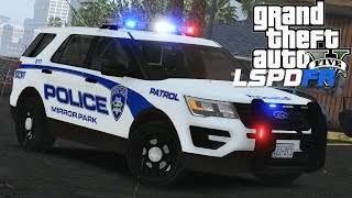 GTA 5  LSPDFR  Ep 126  Mirror Park Police [upl. by Anahsahs]