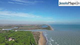 Jesolo Pineta mit Merville Tower Piave Mündung und Laguna del Mort [upl. by Mccallion]