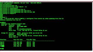 PVST Per VLAN Spanning Tree lab on Cisco Catalyst Switch [upl. by Quenby]