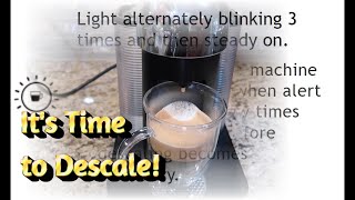 How To Descale a Nespresso VertuoLine Machine Step by Step [upl. by Gerrie]