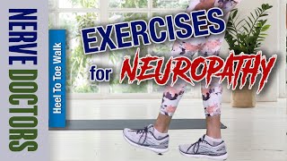 Neuropathy Exercises  Heel To Toe Walk  The Nerve Doctors [upl. by Arber]