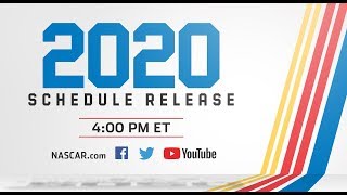 The 2020 NASCAR Cup Series Schedule Show [upl. by Gambrill]