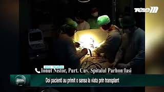 Doi pacienti din zona Moldovei au primit la Spitalul Parhon o sansa la viata prin transplant [upl. by Bernice]