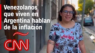 ¿Qué piensan los venezolanos que viven en Argentina sobre la alta inflación [upl. by Freida239]