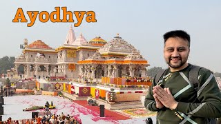 Ayodhya Vlog with Complete Information  Ayodhya Ram Mandir darshan  Travel with Ashish [upl. by Alesiram204]