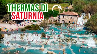 AS TERMAS MAIS SURPREENDENTE QUE JÁ CONHECEMOS  Thermas di Saturnia [upl. by Whitby]