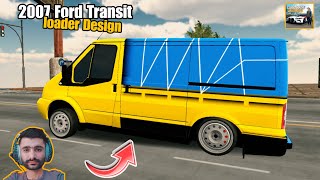 How to make 2007 Ford Transit Loader Design car parking Multiplayer new update [upl. by Patti]