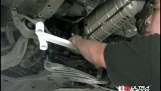 UltraRacing  Installation Guide Honda Civic TypeR Front Lower Bar URLA41111 [upl. by Hermann878]