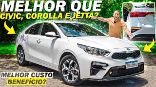 UM SEDAN LUXUOSO QUE O BRASILEIRO NÃO COMPRA POR MEDO😱 KIA CERATO [upl. by Olette]