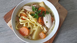 Chicken noodle soup traditional polish rosol [upl. by Nnairda]