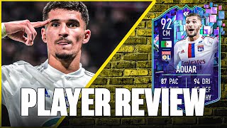 FIFA 23 AOUAR TOTS FLASHBACK PLAYER REVIEW [upl. by Lyudmila]