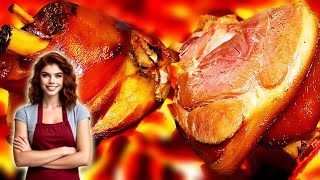 EASY SlowRoasted Ham Hocks Recipe HOW to Cook Ham Hocks in the Oven [upl. by Bottali]