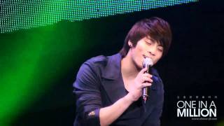 fancam 101107 SHINee jonghyun solo  Baby baby  Taiwan fan party [upl. by Einram]