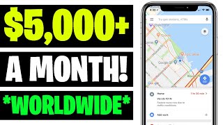 Earn 5000 a Month Using GOOGLE MAPS Make Money Online 2021 [upl. by Harriott186]