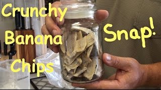 Tips On How to get Crunchy Banana Chips in Dehydrator [upl. by Okkin383]