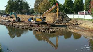 Dommel werkzaamheden In Sint Oedenrode 2024 [upl. by Netsoj]