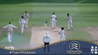 Warwickshire CCC v Middlesex CCC  Day Two Match Action 01Sep2016 [upl. by Tirrej]