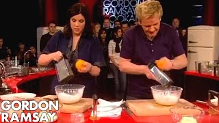 How to Make Mandarin Cheesecake  Gordon Ramsay [upl. by Huey]