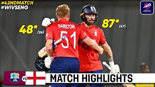 England vs West Indies ICC T20 World Cup 2024 Match Highlights  ENG Vs WI Highlights [upl. by Elem]