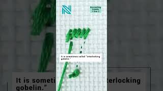 How to Stitch Encroaching Gobelin 1 over 2 [upl. by Vernier]