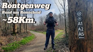 Extremwandern  Röntgenweg Rund um Remscheid  60Km [upl. by Sheelah]