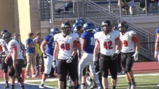 Wartburg Football at University of Dubuque Oct 17 2015 [upl. by Chessy]