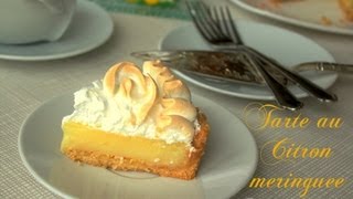 recette facile de la tarte au citron meringuée [upl. by Adorne]