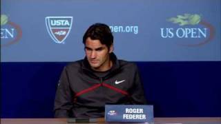 2011 US Open Press Conferences Roger Federer Third Round [upl. by Bili]