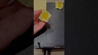 How to make flower frm sticky note\paper🌸 ytshorts ytshortsindia shortsfeed shorts shortsvideo [upl. by Ahilam]