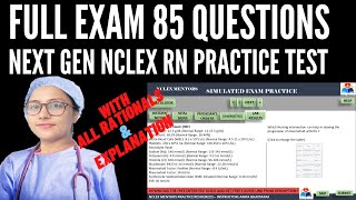 Nclex RN Practice Test  NCLEX RN FULL PRACTICE EXAM 85 QUESTIONS  PART I [upl. by Secunda418]