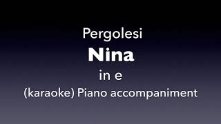 Nina Pergolesi in e karaoke [upl. by Page]