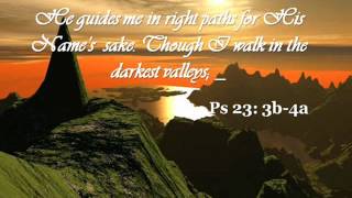 Responsorial Psalm  Psalm 23 Though I walk in the valley of darkness [upl. by Dar]