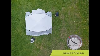 Aerospeed 10 Air Tent  Set Up [upl. by Templas]