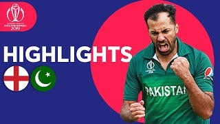 Wahab Stuns Hosts  England vs Pakistan  Match Highlights  ICC Cricket World Cup 2019 [upl. by Nightingale18]