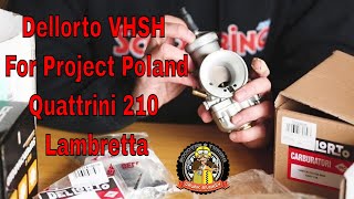 Dellorto VHSH amp Fortified Linkage Project Poland  Quattrini 210 Lambretta PART 4 [upl. by Ahk299]