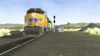 ORTS High Speed UP C45AH 2733 Tier 4 GEVO EB IG2NP20 At Wellington UT [upl. by Ahsien]