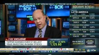 CNBC 092410 Hedge Fund Great David Tepper stocks will go up 1 of 4 [upl. by Nnaeirb110]