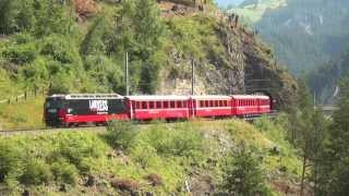 Glacier Express from Zermatt to StMoritz [upl. by Rehtnug]