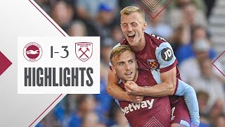 Brighton 13 West Ham  WardProwse Scores His First Hammers Goal  Premier League Highlights [upl. by Akel]