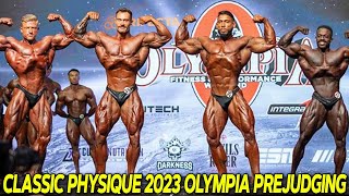 2023 Mr Olympia CLASSIC PHYSIQUE Prejudging  Can Ramon Dino Beat Chris Bumstead [upl. by Bobbie]