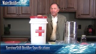 SurvivorStill NonElectric Solar Emergency Water Distiller Specifications and Review by Frank Mendez [upl. by Cud]