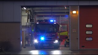 Norfolk Fire amp Rescue Service Earlham RP23reg Scania Turnout March 2024 [upl. by Lennahc]