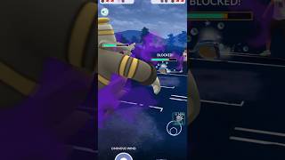 Give Shadow Dusknoir a BROOM 🧹 😤 shorts gobattleleague pokemongo [upl. by Yenaiv]