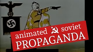 Animated Soviet Propaganda  Capitalist Sharks  Prophets and Lessons [upl. by Lauri116]