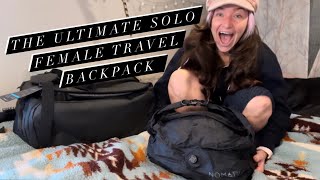 Nomatic 40L Bag Review by Solo Female Traveler [upl. by Hashimoto]