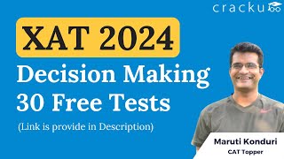 Free XAT Decision Making Tests  XAT DM  XAT 2024 Decision Making Sets [upl. by Ker159]