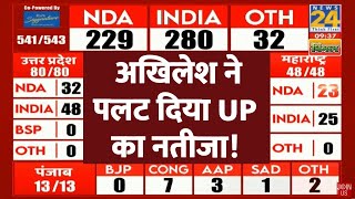 Election Results 2024 Akhilesh Yadav ने UP में पलट दिया चुनावी नतीजा  News24 LIVE  Hindi News [upl. by Winfield617]