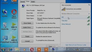 شرح طريقة تشغيل شبكة الواي فاي على الكمبيوتر  بدون برامج  تعريف فلاشة الإنترنت [upl. by Agata]